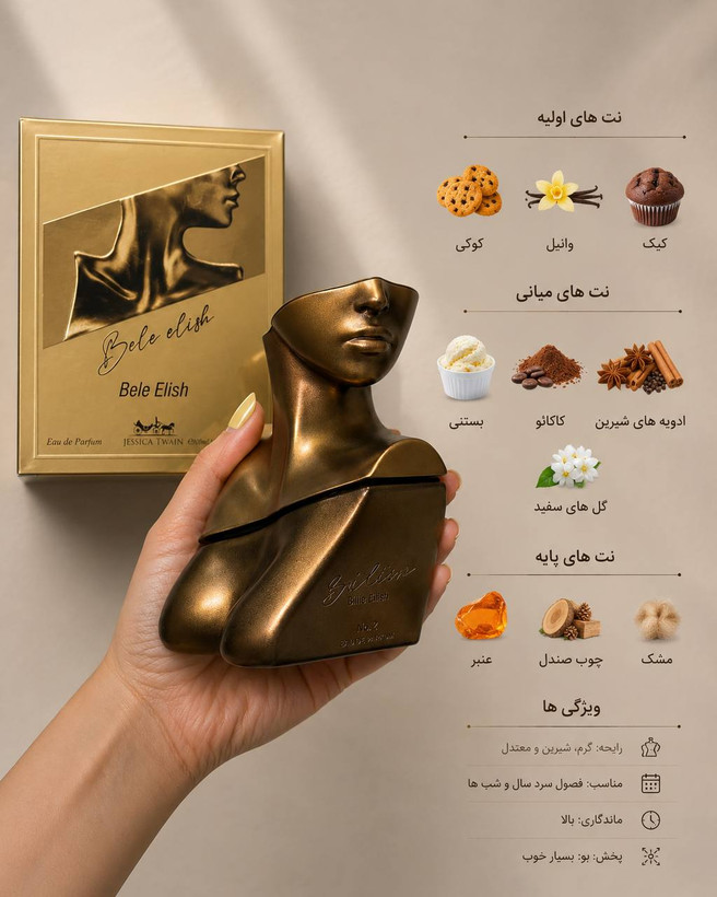 عطر ادکلن بیلی آیلیش (شرکت جسیکا تویین) زنونه 100 میل