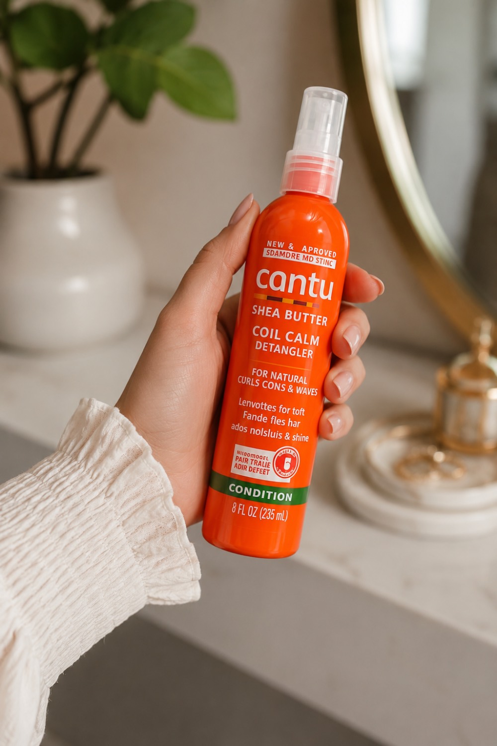 اسپری کانتو شی باترمدل coil calm DETANGLER (مخصوص موی فر  حجم 235 میل )