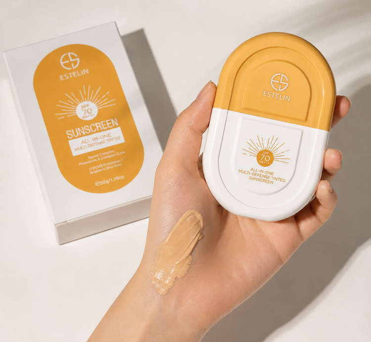 ضد آفتاب استیلن رنگی حجم ۵۰ میل (SPF70 All in one)
