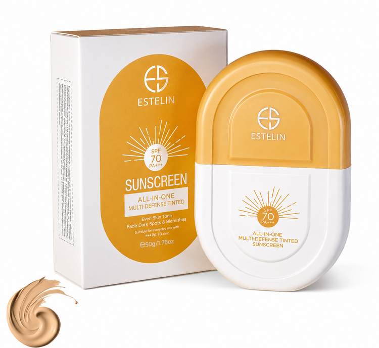 ضد آفتاب استیلن رنگی حجم ۵۰ میل (SPF70 All in one)